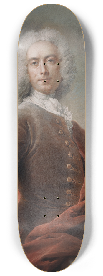 Charles-Antoine Coypel - Self-Portrait 8.25 inch art skate deck