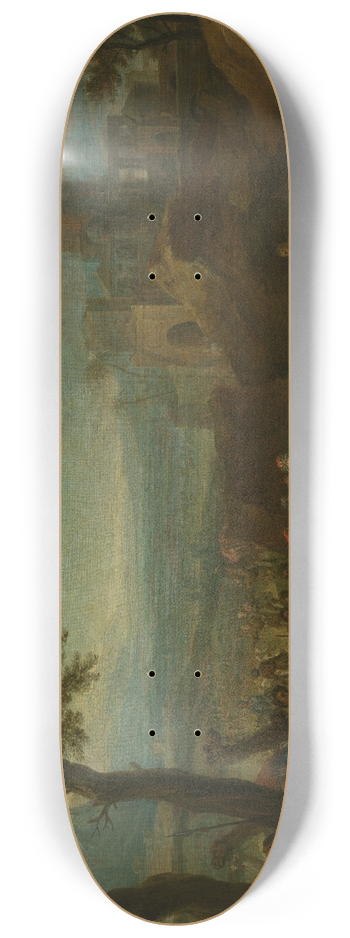 Franz Joachim Beich - Anbetung der Knige vor weiter Landschaft 8.25 inch art skate deck