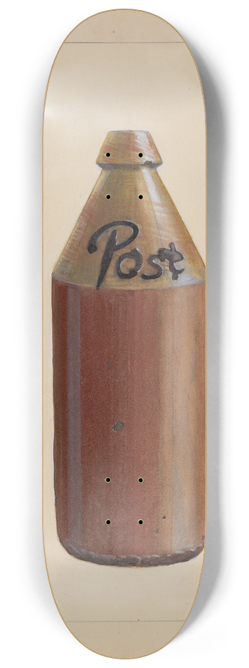 Charles Caseau - Bottle, Root Beer 8.25 inch art skate deck