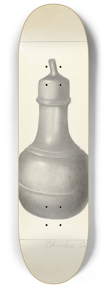 Charles Cullen - Pewter Nursing Bottle 8.25 inch art skate deck