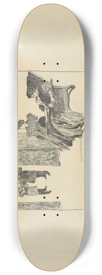 Charles Dana Gibson - A consultation 8.25 inch art skate deck