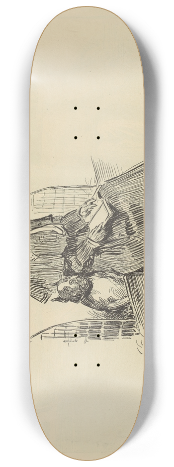 Charles Dana Gibson - A winner 8.25 inch art skate deck