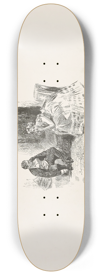 Charles Dana Gibson - George, father has failed 8.25 inch art skate deck