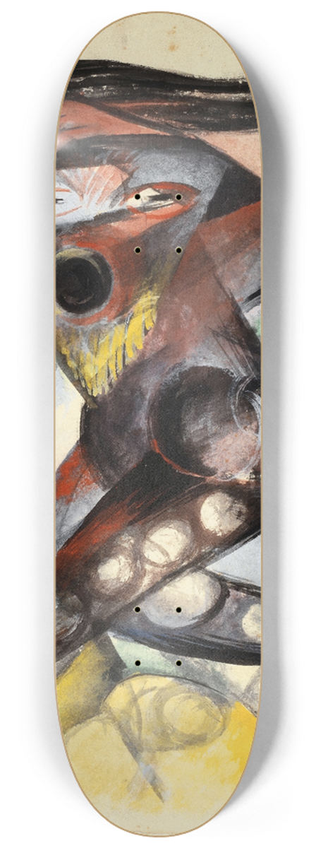 Franz Marc - Caliban 8.25 inch art skate deck