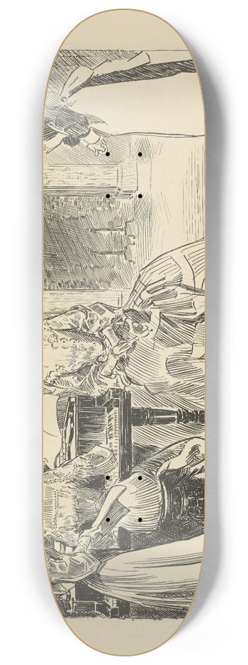 Charles Dana Gibson - Studies in expression. Bridget announces that she is engaged to be married 8.25 inch art skate deck