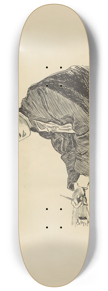 Charles Dana Gibson - Yes or no 8.25 inch art skate deck