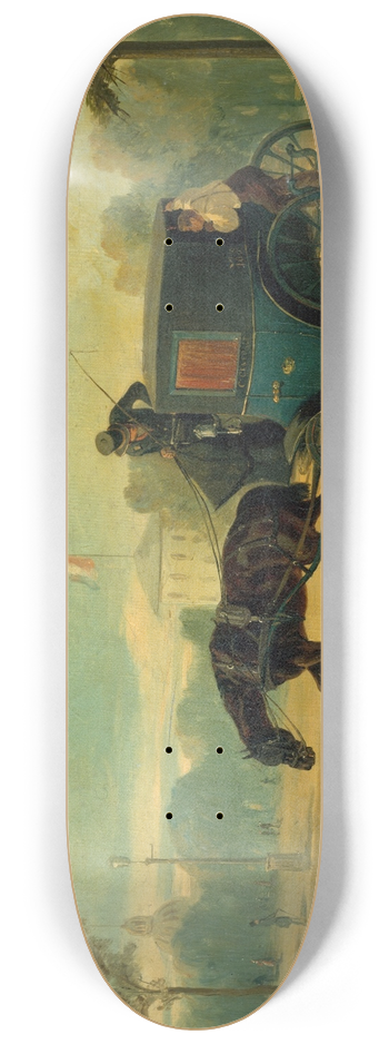 Charles de Luna - Le Fiacre 8.25 inch art skate deck