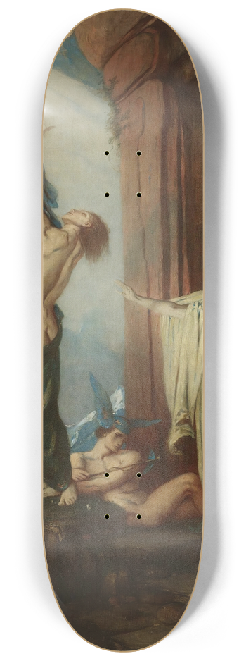 Charles De Sousy - Orpheus And Eurydice 8.25 inch art skate deck