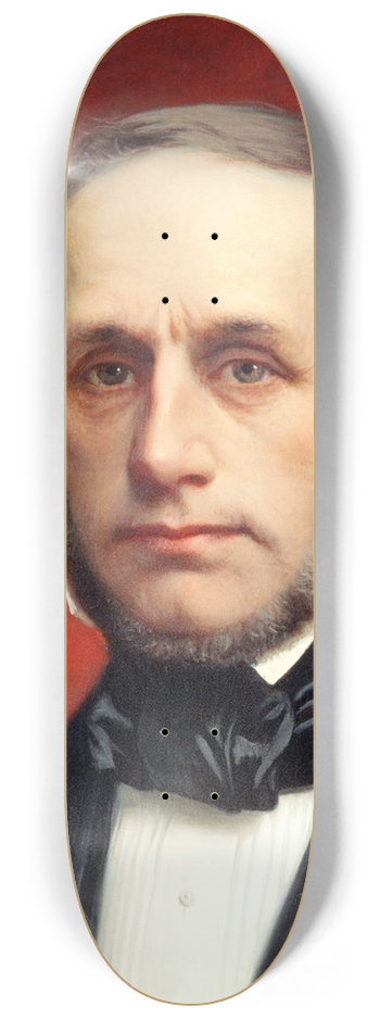 Charles Edouard Boutibonne - Wilhelm Kempe (1807-1883) 8.25 inch art skate deck