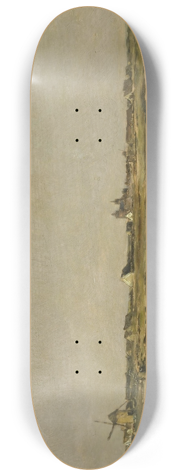Charles Franois Daubigny - Landscape 8.25 inch art skate deck