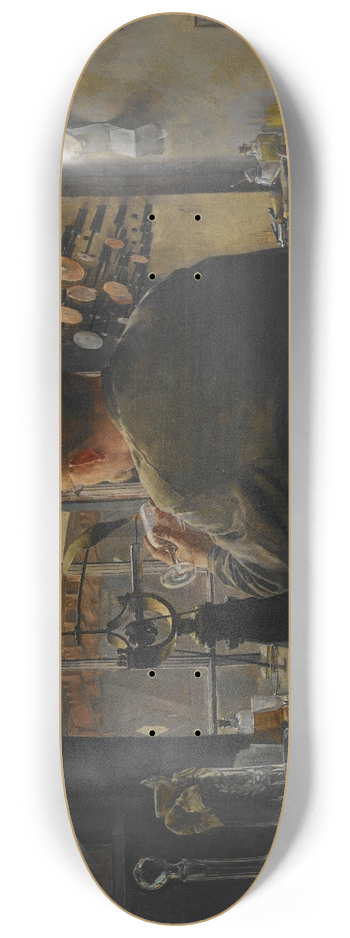 Charles Frederic Ulrich - The Glass Engraver 8.25 inch art skate deck