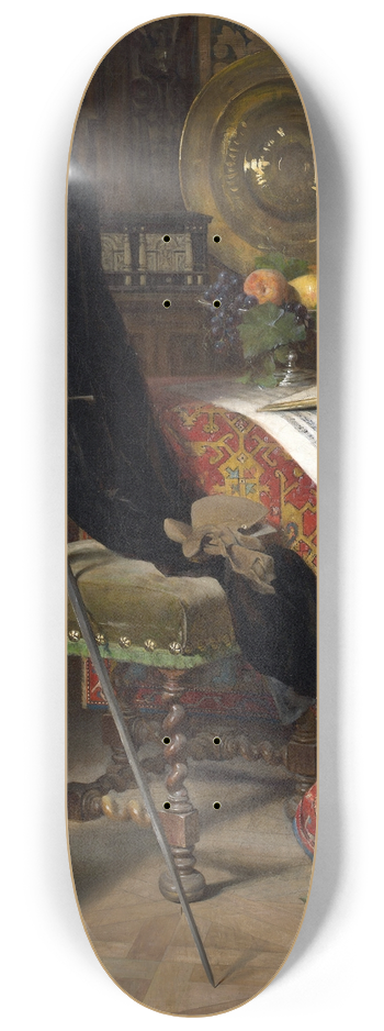 Charles Gifford Dyer - Seventeenth-Century Interior 8.25 inch art skate deck