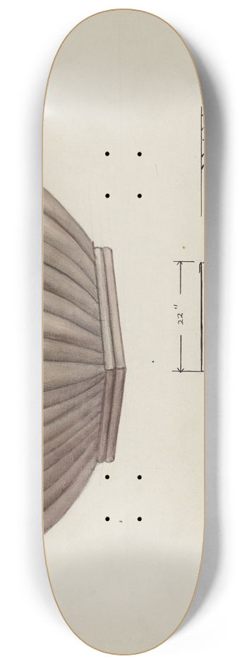 Charles Goodwin - Urn Design 8.25 inch art skate deck