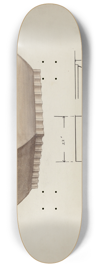 Charles Goodwin - Urn Design 8.25 inch art skate deck