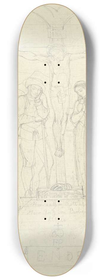 Franz Pforr - Schlublatt zum Gtz von Berlichingen 8.25 inch art skate deck