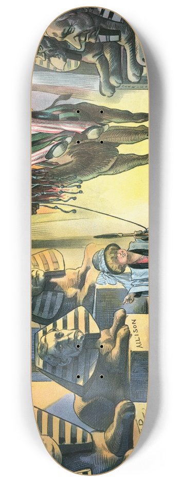 Charles Jay Taylor - Among the silent ones 8.25 inch art skate deck