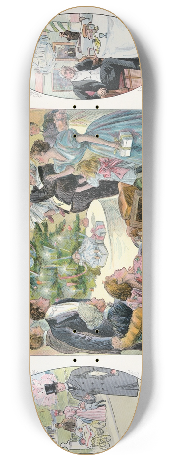 Charles Jay Taylor - He laughs best who laughs last 8.25 inch art skate deck