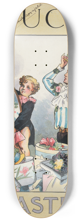 Charles Jay Taylor - Puck Easter 8.25 inch art skate deck