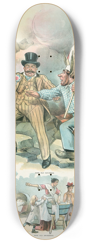 Charles Jay Taylor - The same old thing 8.25 inch art skate deck