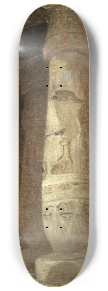 Charles Landelle - Egyptian Column 8.25 inch art skate deck