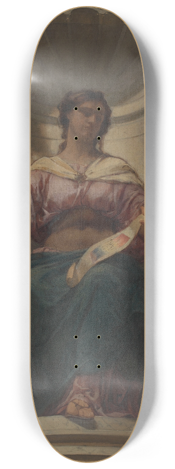 Charles Louis Mller - lobservation (ou limprimerie) 8.25 inch art skate deck