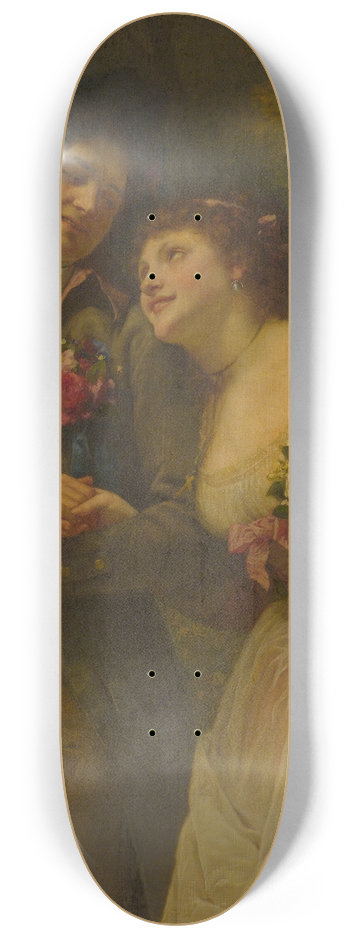 Charles Louis Mller - The Betrothed 8.25 inch art skate deck