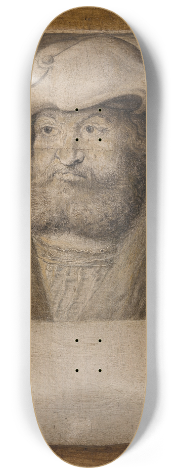 Albrecht Drer - Frederick III, Elector of Saxony 8.25 inch art skate deck