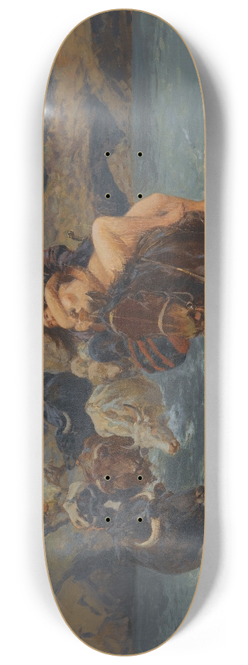 Franz Roubaud - The Kidnapping 8.25 inch art skate deck