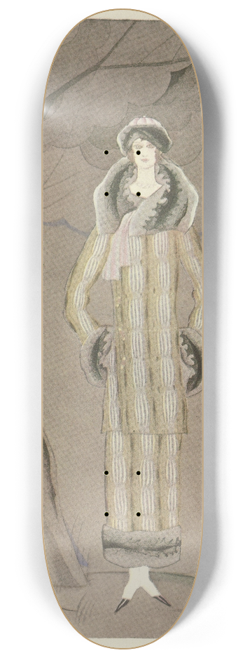 Charles Martin - Lhiver ; Tailleur en fourrure, de Max-Leroy 8.25 inch art skate deck