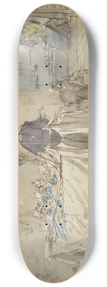 Charles Rochussen - Keukeninterieur 8.25 inch art skate deck