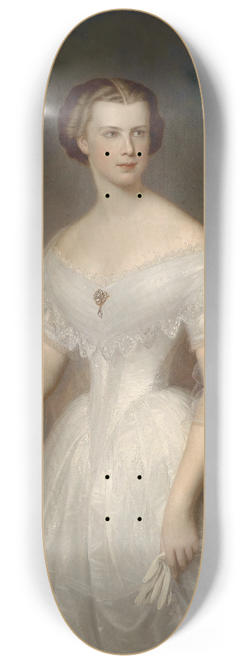 Franz Schrotzberg - Kaiserin Elisabeth von sterreich 8.25 inch art skate deck