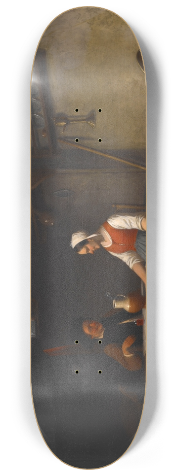 Charles Venneman - Interior Scene 8.25 inch art skate deck