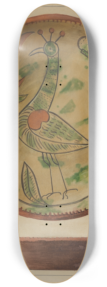 Charlotte Sperber - Pa. German Plate 8.25 inch art skate deck