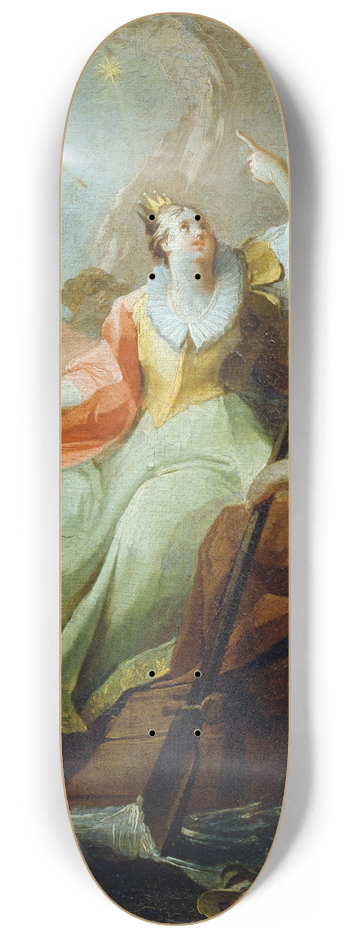 Franz Sigrist the elder - Die heilige Ursula 8.25 inch art skate deck