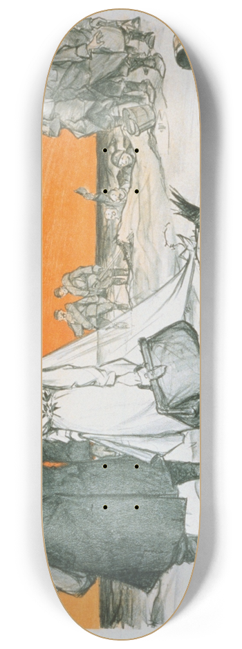 C. Haulor - Je raconte dans lOeuvre comment je suis alle me marier sur le front 8.25 inch art skate deck