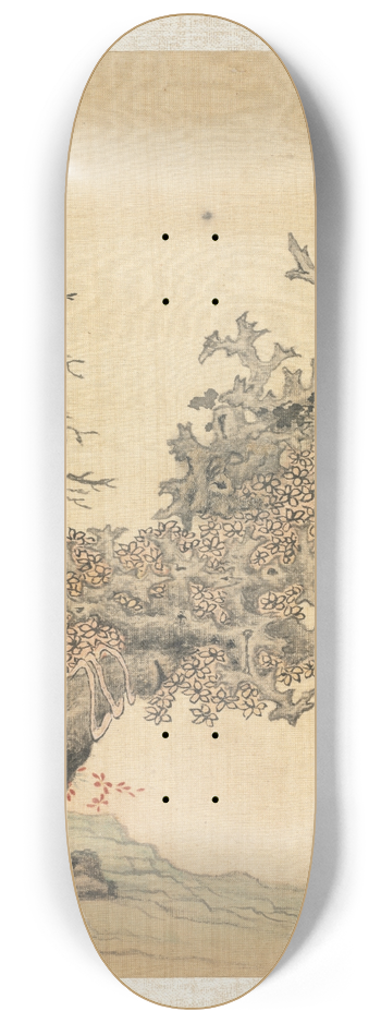 Chen Hongshou - An Ancient Tree 8.25 inch art skate deck
