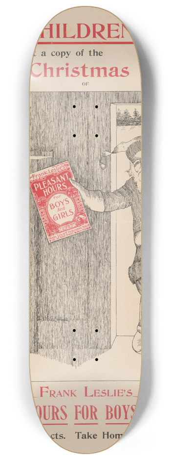 C.H. Perkins - Frank Leslies pleasant hours for boys and girls 8.25 inch art skate deck