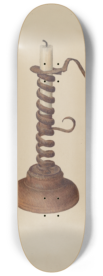Christabel Scrymser - Candlestick 8.25 inch art skate deck