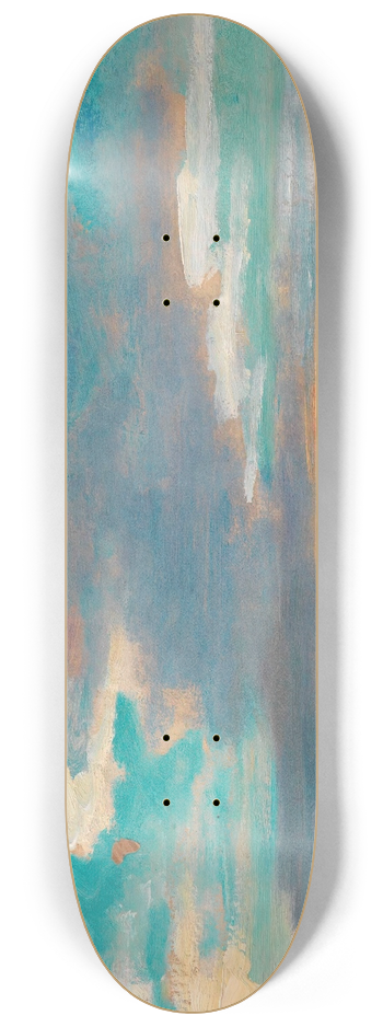 Christian Griepenkerl - Wolkenstudie 8.25 inch art skate deck