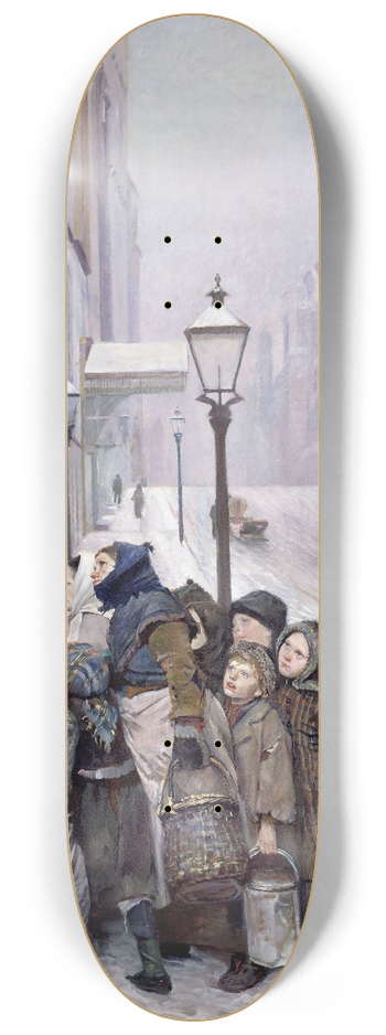 Christian Krohg - Struggle for Survival 8.25 inch art skate deck