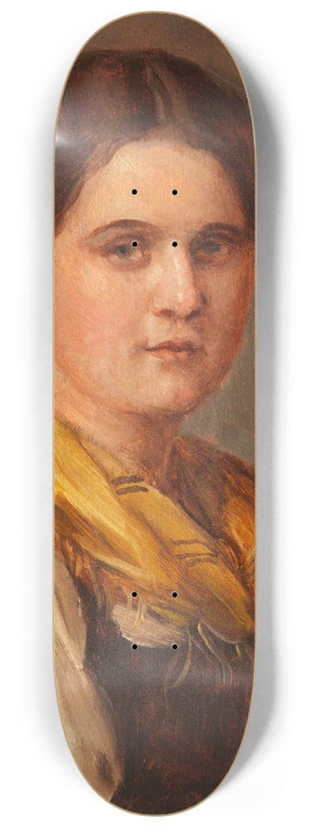Franz von Defregger - Dirndl 8.25 inch art skate deck