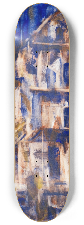 Christian Rohlfs - Tessiner Huser I 8.25 inch art skate deck