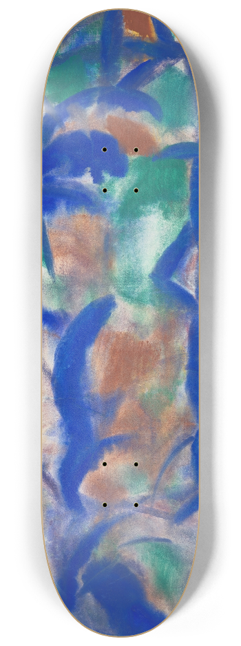 Christian Rohlfs - Westflische Landschaft 8.25 inch art skate deck
