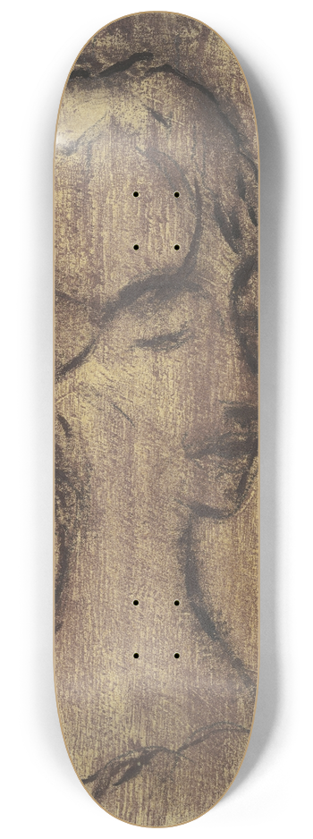 Christian Rohlfs - Womans head 8.25 inch art skate deck