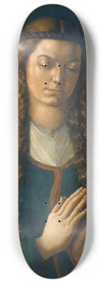 Albrecht Drer - Portrait of a Young Woman with Her Hair Down 8.25 inch art skate deck