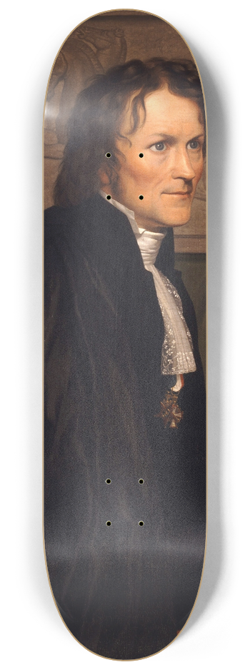 Christoffer Wilhelm Eckersberg - Bertel Thorvaldsen 8.25 inch art skate deck