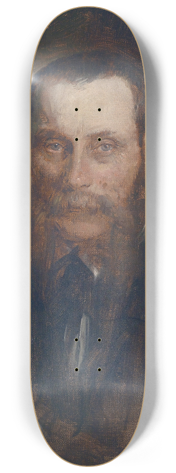 Franz von Lenbach - Portrait Georg Plach 8.25 inch art skate deck