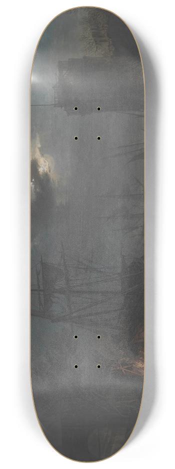 Claude-Joseph Vernet - Moonlight 8.25 inch art skate deck