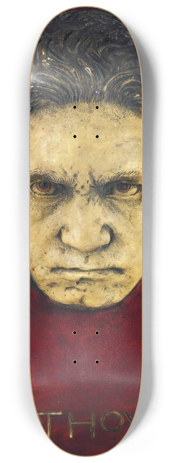 Franz von Stuck - Beethoven 8.25 inch art skate deck