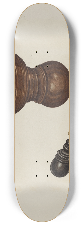 Claude Marshall - Sand Box and Seal 8.25 inch art skate deck